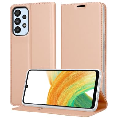 Samsung Galaxy A33 5G lommebokdeksel etui (rosa)