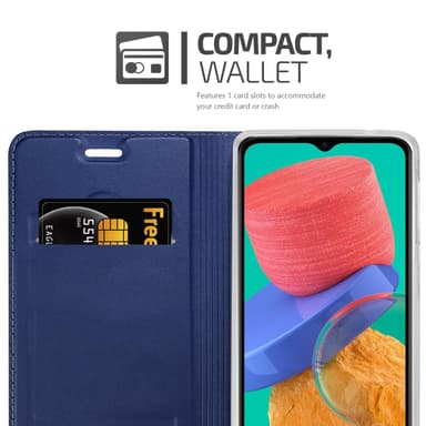 Samsung Galaxy M33 5G lommebokdeksel etui (blå)