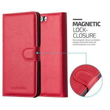 Huawei P10 Deksel Etui Case (rød)