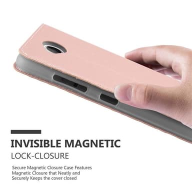 Nokia Lumia 650 lommebokdeksel etui (rosa)