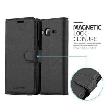 Samsung Galaxy J3 2016 Deksel Etui Case (svart)