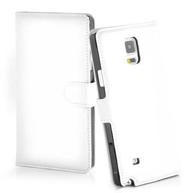 Samsung Galaxy NOTE 4 Deksel Etui Case (hvit)