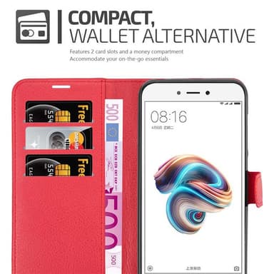 Xiaomi RedMi 5A Deksel Etui Case (rød)