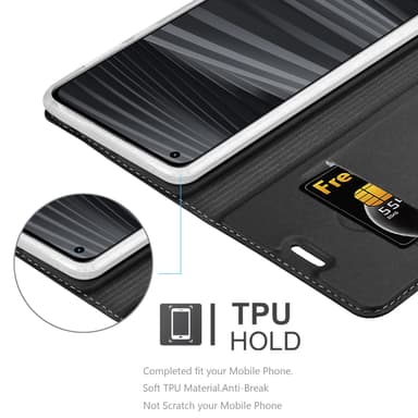 Realme GT 2 PRO lommebokdeksel etui (svart)