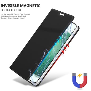 Samsung Galaxy S22 PLUS lommebokdeksel etui (svart)