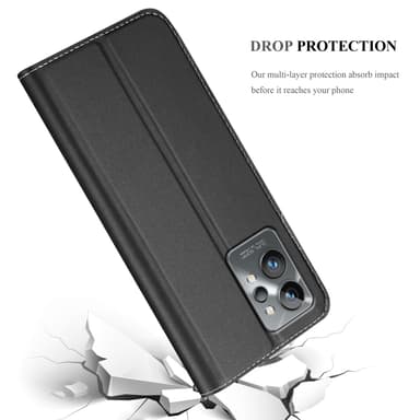 Realme GT 2 PRO lommebokdeksel etui (svart)