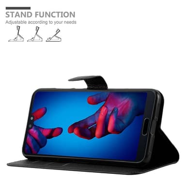 Huawei P20 Deksel Etui Case (svart)