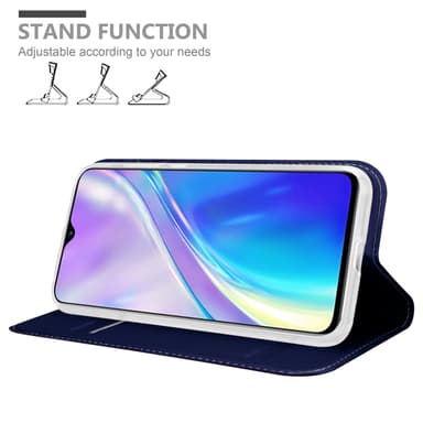 Realme X2 / XT / Oppo K5 lommebokdeksel etui (blå)