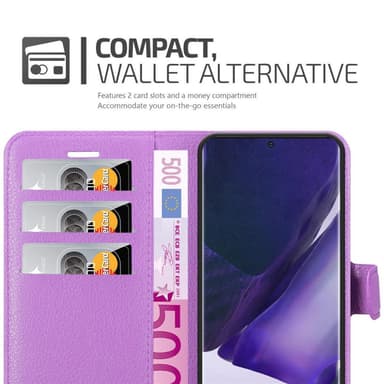 Samsung Galaxy NOTE 20 PLUS Deksel Etui Case (lilla)