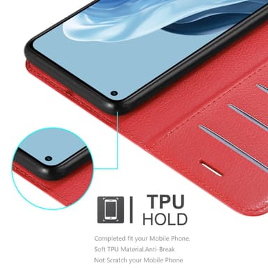 Realme 7 5G Deksel Etui Case (rød)