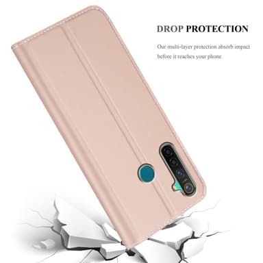 Realme 5 PRO / Realme Q lommebokdeksel etui (rosa)
