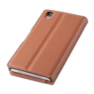 Sony Xperia Z1 Deksel Etui Case (brun)