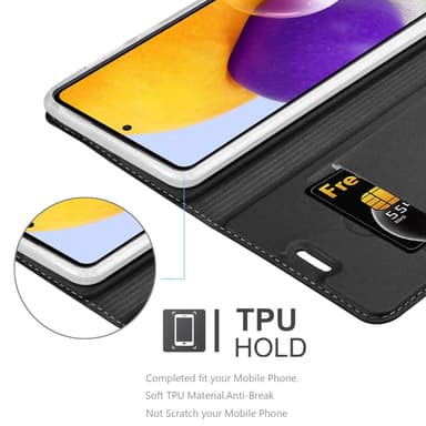 Samsung Galaxy A73 5G lommebokdeksel etui (svart)