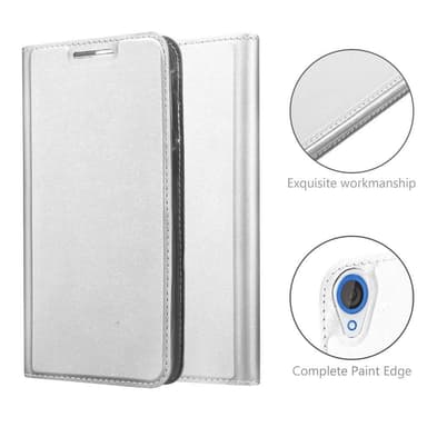 HTC Desire 820 lommebokdeksel etui (sølv)