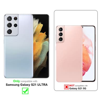 Samsung Galaxy S21 ULTRA lommebokdeksel etui (blå)