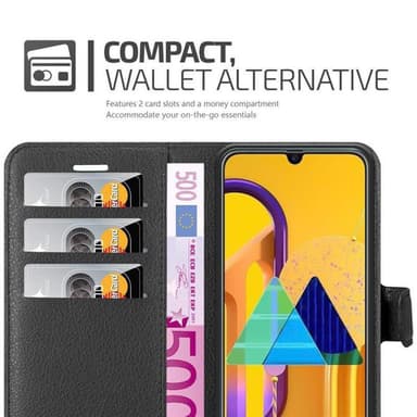 Samsung Galaxy M21 / M30s Deksel Etui Case (svart)