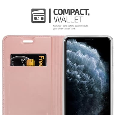 iPhone 11 PRO MAX lommebokdeksel etui (rosa)