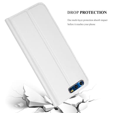 Honor 9 lommebokdeksel etui (sølv)