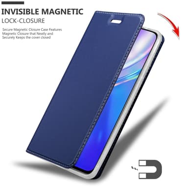 Realme X2 / XT / Oppo K5 lommebokdeksel etui (blå)