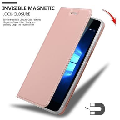 Nokia Lumia 950 lommebokdeksel etui (rosa)
