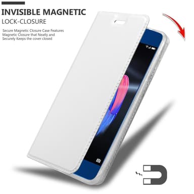 Honor 9 lommebokdeksel etui (sølv)