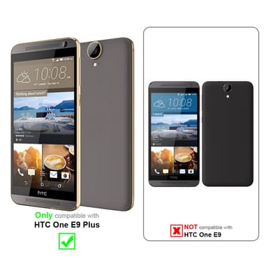 HTC ONE E9 PLUS Deksel Etui Case (lilla)