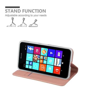 Nokia Lumia 640 lommebokdeksel etui (rosa)