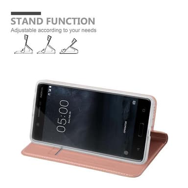 Nokia 5 2017 lommebokdeksel etui (rosa)