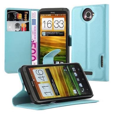 HTC ONE X / X+ Deksel Etui Case (blå)