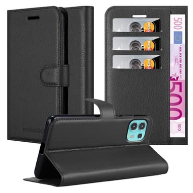 Motorola EDGE 20 LITE / FUSION Deksel Etui Case (svart)