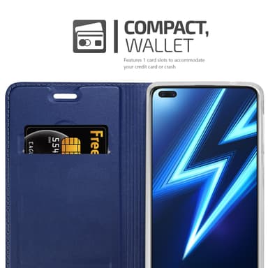 Realme 6 PRO lommebokdeksel etui (blå)