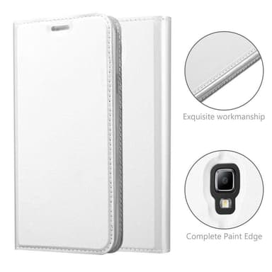 Samsung Galaxy S4 ACTIVE lommebokdeksel etui (sølv)