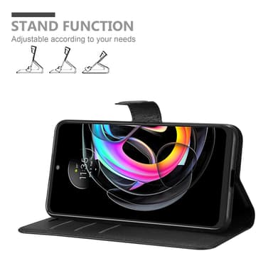 Motorola EDGE 20 LITE / FUSION Deksel Etui Case (svart)