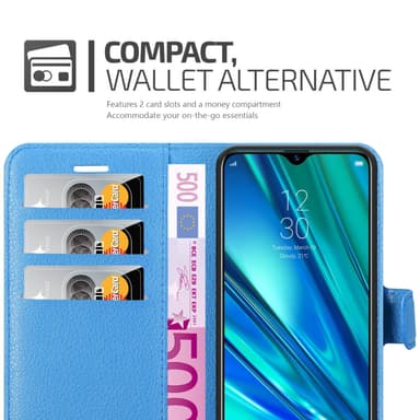 Realme 5 PRO / Realme Q Deksel Etui Case (blå)