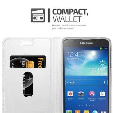 Samsung Galaxy S4 ACTIVE lommebokdeksel etui (sølv)
