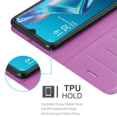 Oppo A12 Deksel Etui Case (lilla)