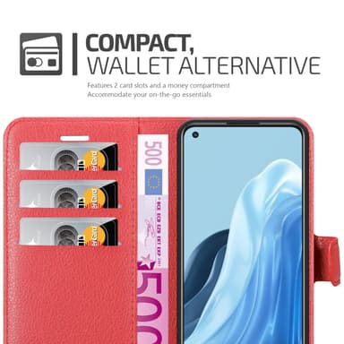 Oppo FIND X5 LITE / Reno7 5G Deksel Etui Case (rød)