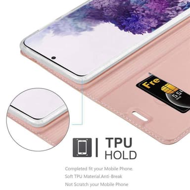 Samsung Galaxy S20 PLUS lommebokdeksel etui (rosa)