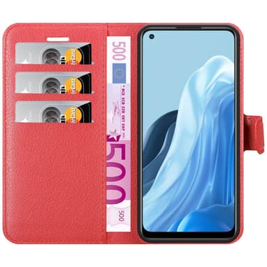Oppo FIND X5 LITE / Reno7 5G Deksel Etui Case (rød)