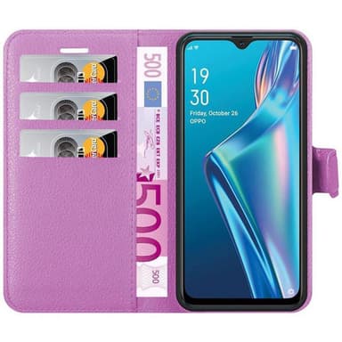 Oppo A12 Deksel Etui Case (lilla)
