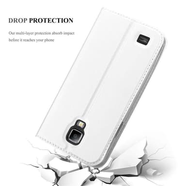 Samsung Galaxy S4 ACTIVE lommebokdeksel etui (sølv)
