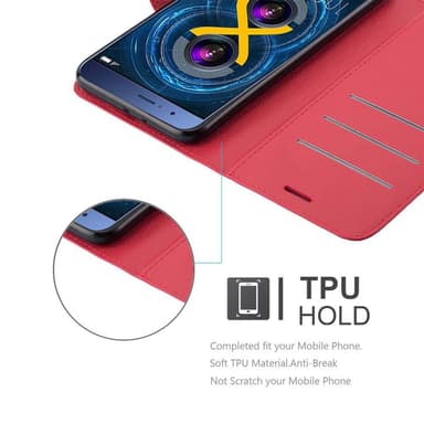Honor V9 Deksel Etui Case (rød)