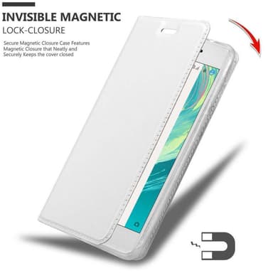 Sony Xperia X lommebokdeksel etui (sølv)