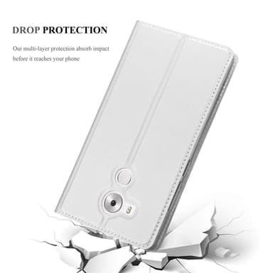 Huawei MATE 8 lommebokdeksel etui (sølv)