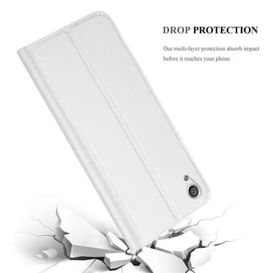 Sony Xperia X lommebokdeksel etui (sølv)