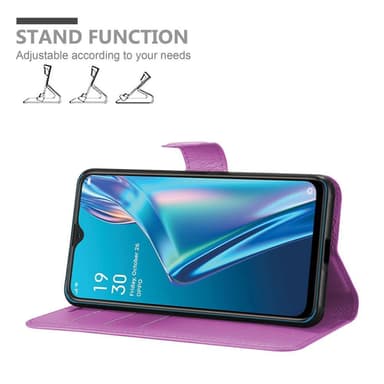 Oppo A12 Deksel Etui Case (lilla)