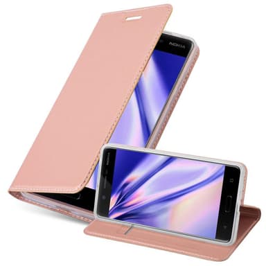 Nokia 5 2017 lommebokdeksel etui (rosa)