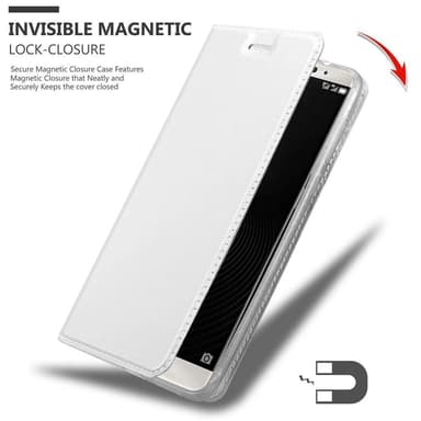 Huawei MATE 8 lommebokdeksel etui (sølv)