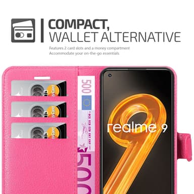 Realme 9 4G / 9 PRO+ Deksel Etui Case (rosa)