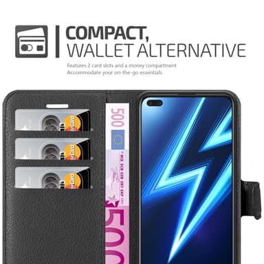Realme 6 PRO Deksel Etui Case (svart)